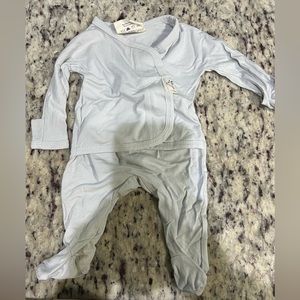 Bonsie bamboo skin to skin one piece with fold over hand cuffs